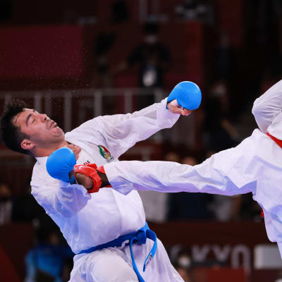 Saudi-Arabian Tareg Hamedi menetti olympiakullan Tokiossa liian kovaan potkuun. 