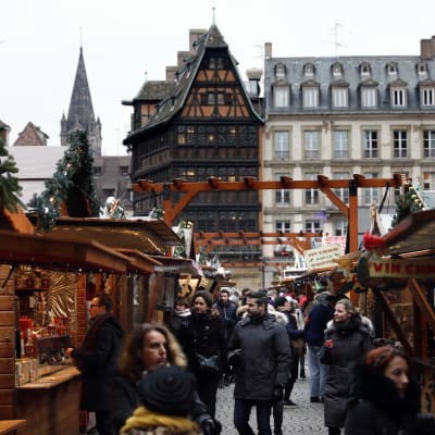 Julmarknaden i Strasbourg har öppnat igen efter attacken den 11 december.