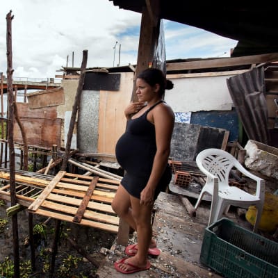 Gravid kvinna i Brasilien