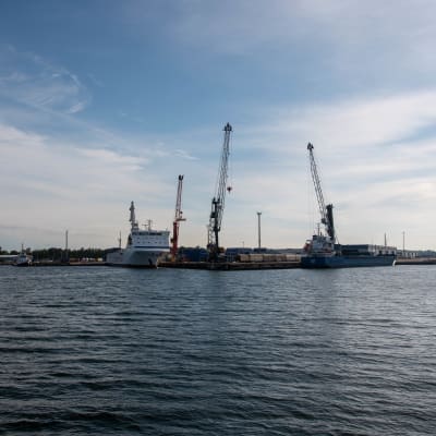Västra hamnen i Hangö.