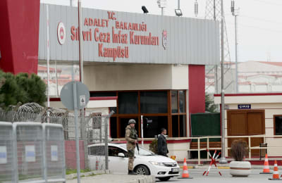 Turkin Silivrin vankilan portti.