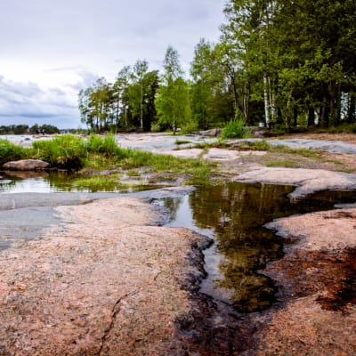 Haukilahden ranta Espoossa.
