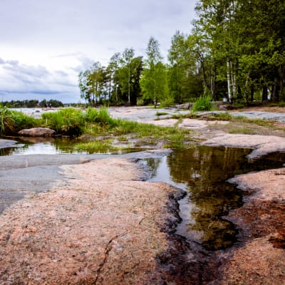 Haukilahden ranta Espoossa.