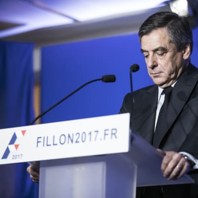 Franska presidentkandidaten François Fillon.