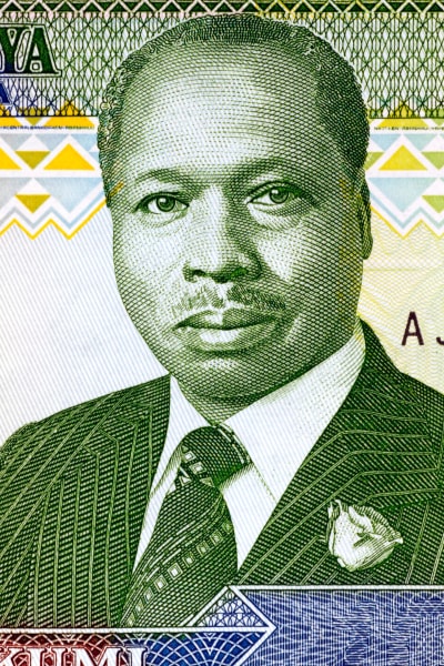 Daniel arap Moi skapade en personkult kring sig under sitt långa styre.