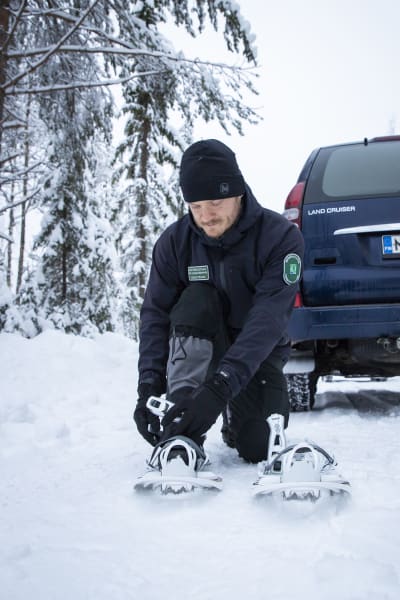 Jakt- och fiskeövervakare Tobias Peura.