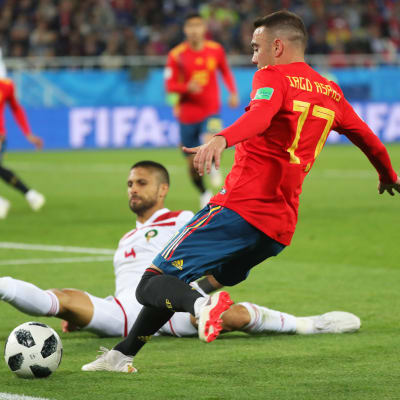 Huippuhetket: Espanja nousi tasapeliin Marokkoa vastaan