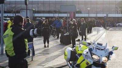 Kastrups flygplats i Köpenhamn evakuerades den 18 november 2015.