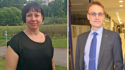 Tisdagssnackarna Ylva Larsdotter och Oscar Taimitarha.
