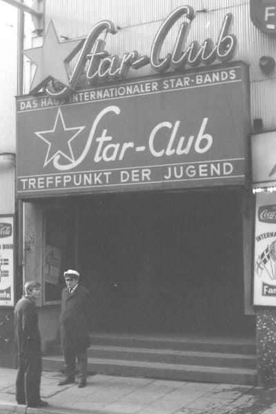 Ingången till Star-Club i Hamburg.