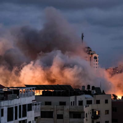 Israel bombar Gaza City 20.5.2021