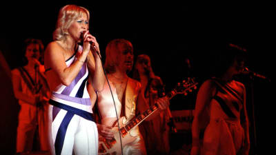 ABBA live på scen 1979.