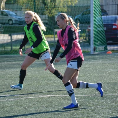 Ria Öling, TPS träningar, våren 2017.