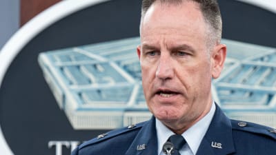 Pentagons pressekreterare Pat Ryder, brigadgeneral i flygvapnet.