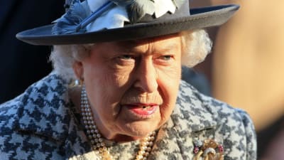 Drottning Elizabeth i januari 2020.