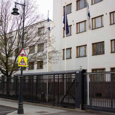 Den finländska ambassaden i Moskva.