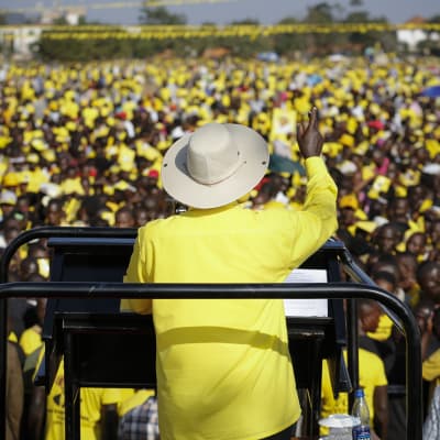 ugandas president yoweri  museveni