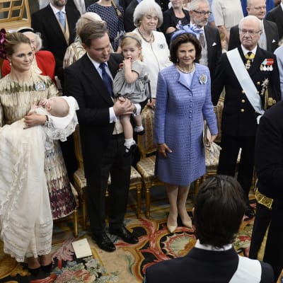 Prins Nicolas döptes på söndagen den 11 oktober.