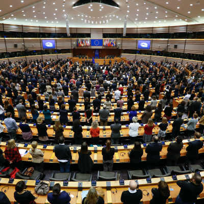 Europarlamentin istunto.