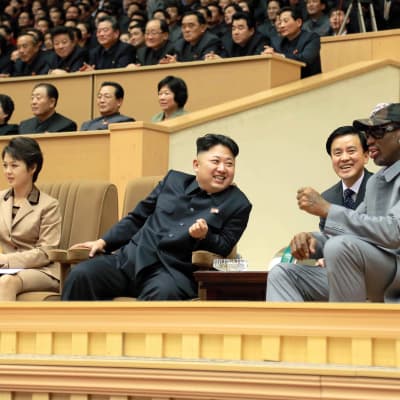 Dennis Rodman träffade Kim Jong-Un och hans fru Ri Sol-Ju senast i januari år 2014
