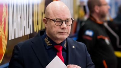 Risto Dufva på bänken.