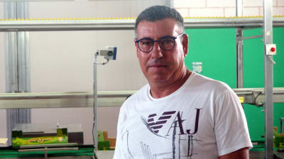 Mario Incardona är chef för Golden Green i Ragusa.