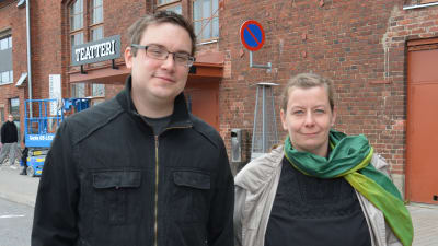 Robert Ojala och Mia Bäck.