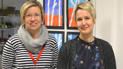 Malin Enell-Grön och Anne Ström. 