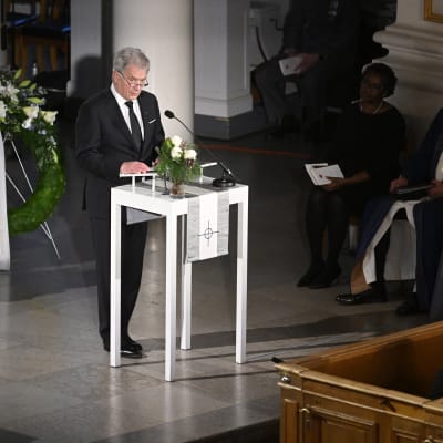 Tasavallan presidentti Sauli Niinistö.