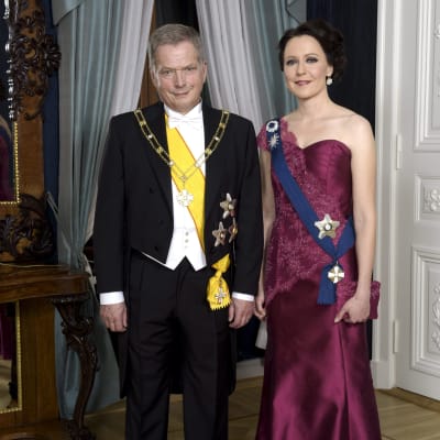 Sauli Niinistö och Jenni Haukio.