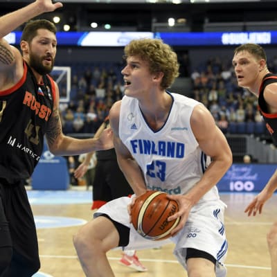 Bsketmatch mellan Finland och Ryssland