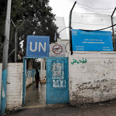FN:s flyktingbyrå UNRWA för palestinier i Jenin.