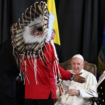 Påven i Kanada.
