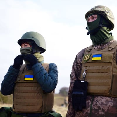 Ukrainalaisia sotilaita.