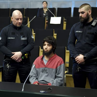 Abderrahman Bouanane i rättssalen.
