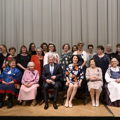 Presidentparet sitter med 39 premierade mammor.