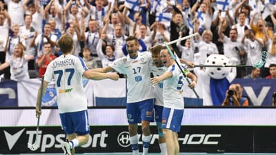 Finland är regerande världsmästare efter 6–3-finalsegern mot Sverige i Prag 2018.
