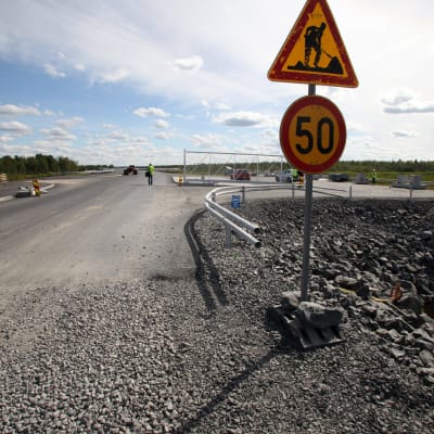 En tom väg i Pyhäjoki
