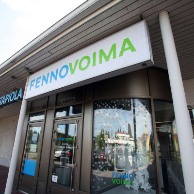 Fennovoimas kontor i Pyhäjoki den 5 september 2015.