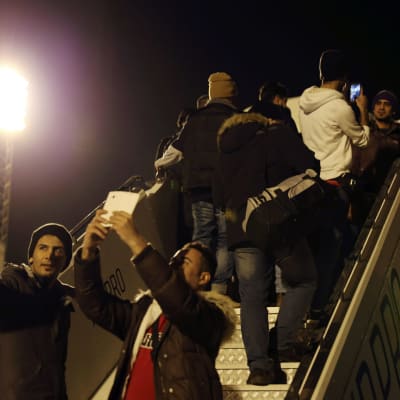 Avvisade irakier flygs hem från Finland.