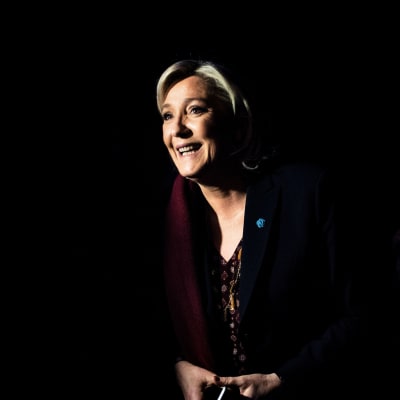 Marine Le Pen under partikongressen i Lyon 4.1.2017