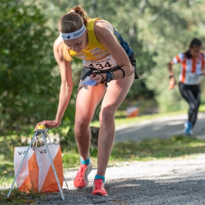 Maija Sianoja är Finlands ankare i sprintstafetten.