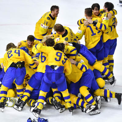 Sverige firar VM-guld.