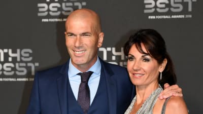 Zinedine Zidane och frun Veronique deltog i september i FIFA-galan.