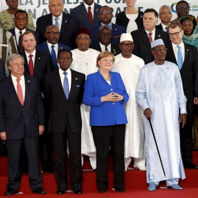 AU-EU-möte i Abidjan i Elfenbenskusten 29.11.2017.
