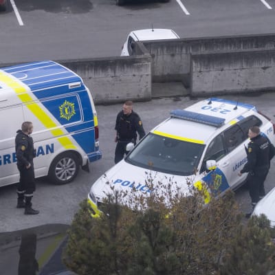 Arkivbild på en polisoperation i Reykjavik.