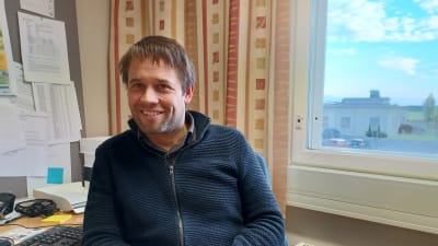 Växtodlingsrådgivare Jonas Lövqvist från Österbottens Svenska Lantbrukssällskap