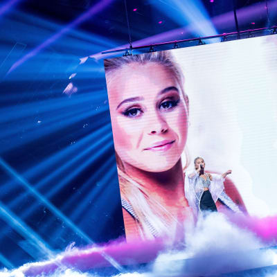 Lisa Ajax, finalist i Melodifestivalen 2017.