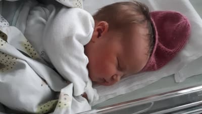 Bebis på Mellersta Österbottens centalsjukhus.