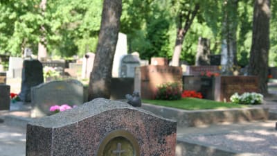 Gravstenar på gravgården i Näsebacken, Borgå